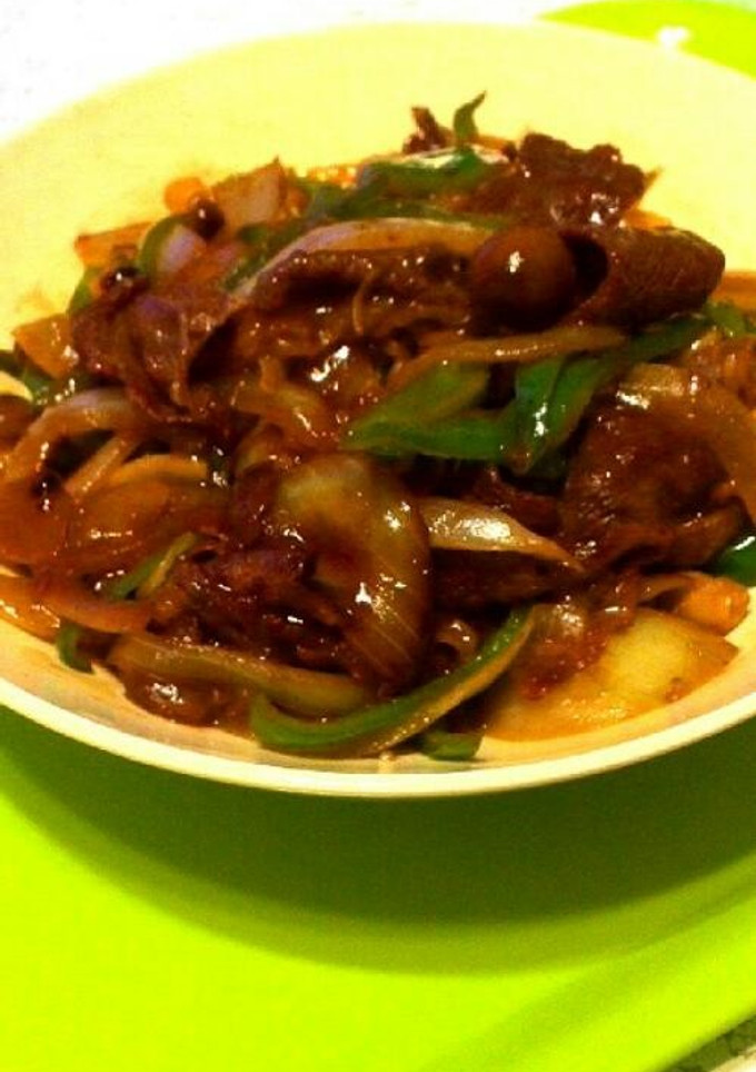 簡単★牛肉と野菜のウィスターソース炒め-レシピのメイン写真