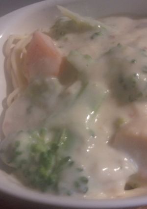 ホタテとそら豆のクリームパスタ-レシピのメイン写真