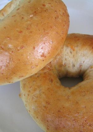 食物繊維たっぷり☆グラハムベーグル-レシピのメイン写真