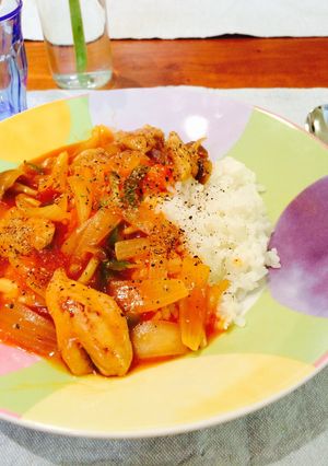 チキンのトマトハヤシライス風-レシピのメイン写真