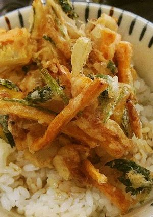 桜えびのかき揚げ天丼<やよい会>-レシピのメイン写真