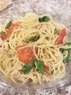 Wトマトとバジルのパスタ-レシピのメイン写真