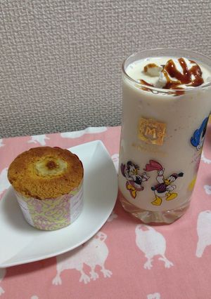 スタバ以上?キャラメルバナナフラペチーノ-レシピのメイン写真