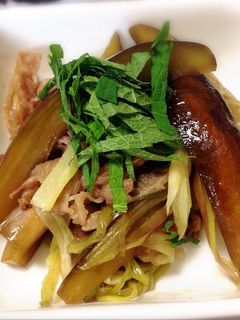 お肉と茄子の香味炒め♪♪-レシピのメイン写真