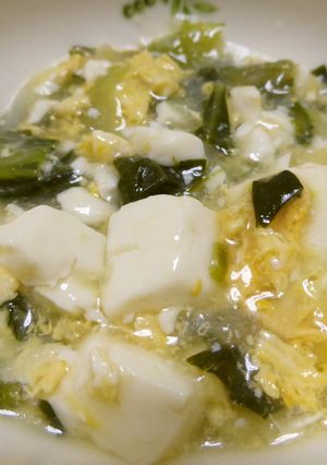 あっさり！チンゲン菜と豆腐のトロトロ卵♪-レシピのメイン写真