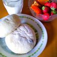 クリームチーズ入り♡クランベリーの白パン