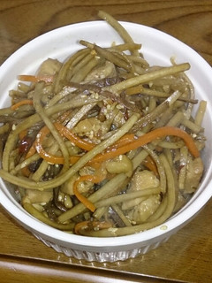 鶏肉のきんぴら-レシピのメイン写真