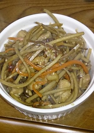 鶏肉のきんぴら-レシピのメイン写真