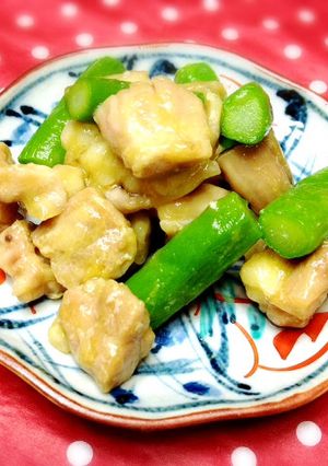 簡単でごめんなさい、せせりの昆布茶炒め-レシピのメイン写真