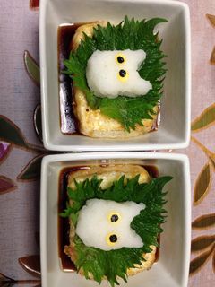 揚げ出し豆腐に小トトロ-レシピのメイン写真