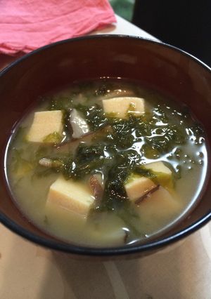 あおさのりのお味噌汁-レシピのメイン写真