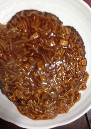 簡単なのに豪華!フライパンハンバーグ-レシピのメイン写真