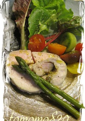 ☆塩麹鶏肉deピスタチオ巻(*◔‿◔)❤-レシピのメイン写真
