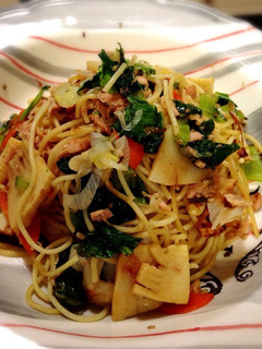タケノコ和風パスタ-レシピのメイン写真
