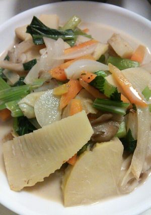 たけのこの中華風クリーム煮-レシピのメイン写真