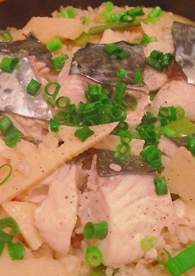 簡単♩タケノコと鰆の春炊き込みご飯-レシピのメイン写真