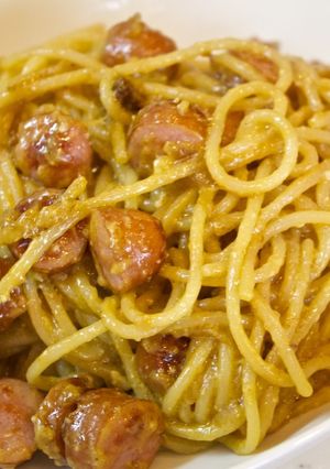 余ったカレーとチーズでパスタ-レシピのメイン写真