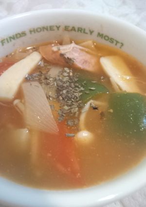 野菜たっぷり　トマトスープ-レシピのメイン写真