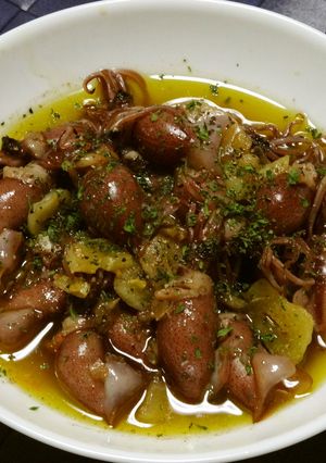 ホタルイカのアヒージョ-レシピのメイン写真