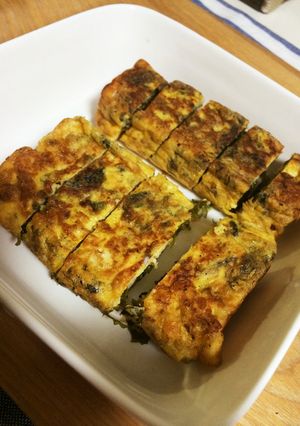 お弁当に韓国海苔の卵焼き-レシピのメイン写真