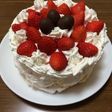 とにかく手抜きバースデーケーキ♪