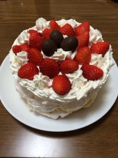 とにかく手抜きバースデーケーキ♪-レシピのメイン写真