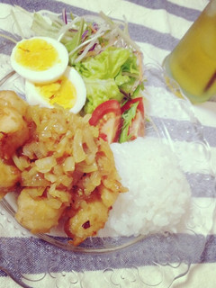 ネギだれde唐揚げ女子ランチ♡-レシピのメイン写真