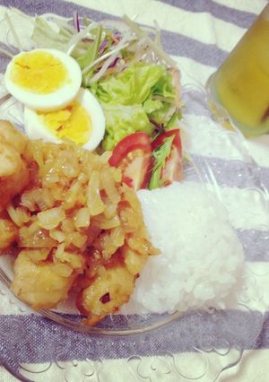 ネギだれde唐揚げ女子ランチ♡-レシピのメイン写真
