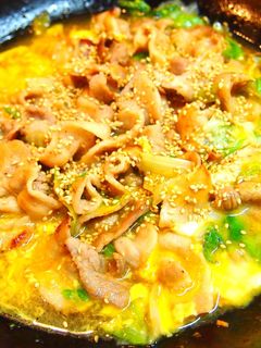 包丁いらず!レタスと豚肉のすき焼き風-レシピのメイン写真