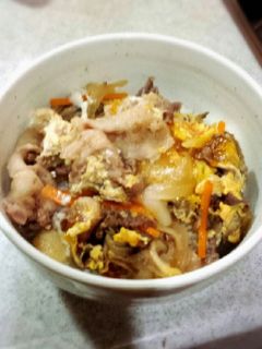 簡単 残り物で卵とじ丼-レシピのメイン写真