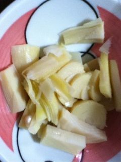 たけのこの刺身 (からし)酢味噌-レシピのメイン写真