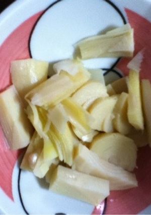 たけのこの刺身 (からし)酢味噌-レシピのメイン写真