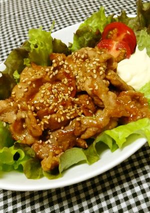 旦那の大好きな♡豚肉で簡単焼き肉-レシピのメイン写真
