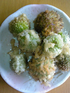ねぎ坊主の天麩羅-レシピのメイン写真