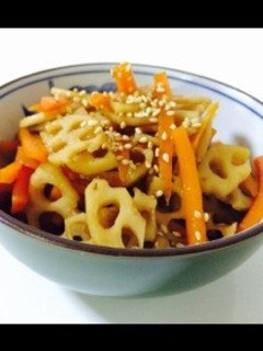 蓮根のきんぴら-レシピのメイン写真