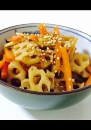 蓮根のきんぴら-レシピのメイン写真