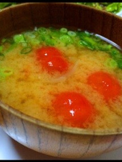 トマトの味噌汁-レシピのメイン写真