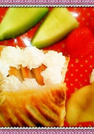 生クリームたっぷりのアップルパイ-レシピのメイン写真