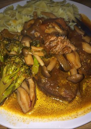 飲み残し赤ワインで牛すね肉の煮込み-レシピのメイン写真