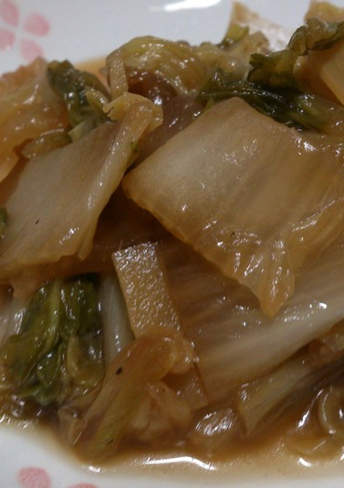 白菜のしょうが炒め煮-レシピのメイン写真