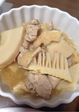 たけのこ＆チキンの煮物-レシピのメイン写真