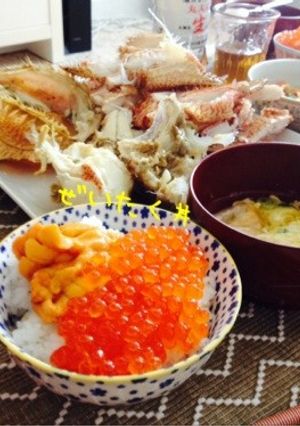 カフェ丼③:ぜいたく丼♥-レシピのメイン写真