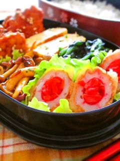 お弁当おつまみに♪竹輪天ぷらin紅生姜-レシピのメイン写真