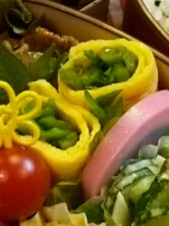 お弁当☆ほうれん草の卵巻き-レシピのメイン写真