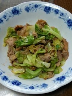 春キャベツと豚肉の炒め物-レシピのメイン写真