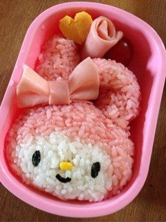 マイメロおにぎり♫-レシピのメイン写真