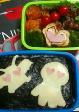 簡単シルエットキャラ弁-レシピのメイン写真