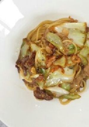 春キャベツと豚バラのパスタ-レシピのメイン写真