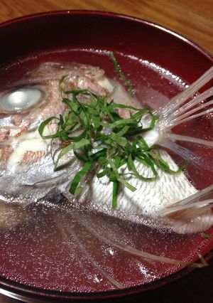 桜鯛（マダイ）の潮汁-レシピのメイン写真