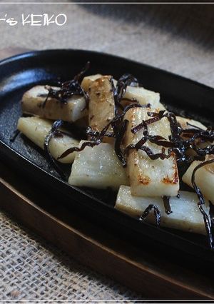 長いもの塩こんぶバター焼き-レシピのメイン写真